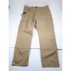Wrangler Riggs Workwear Pants Men's 40x32 Khaki Canvas‎ Ripstop Ranger Cargo